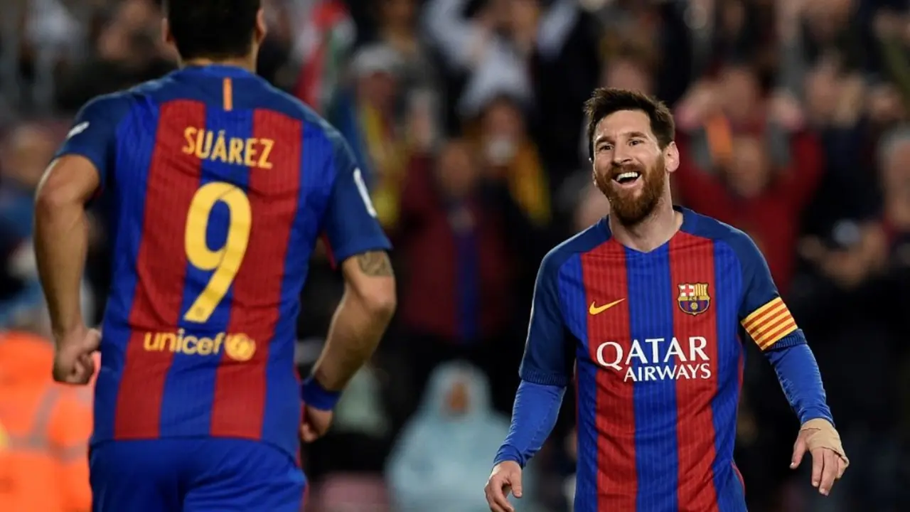 Lionel Messi y Luis Su&aacute;rez