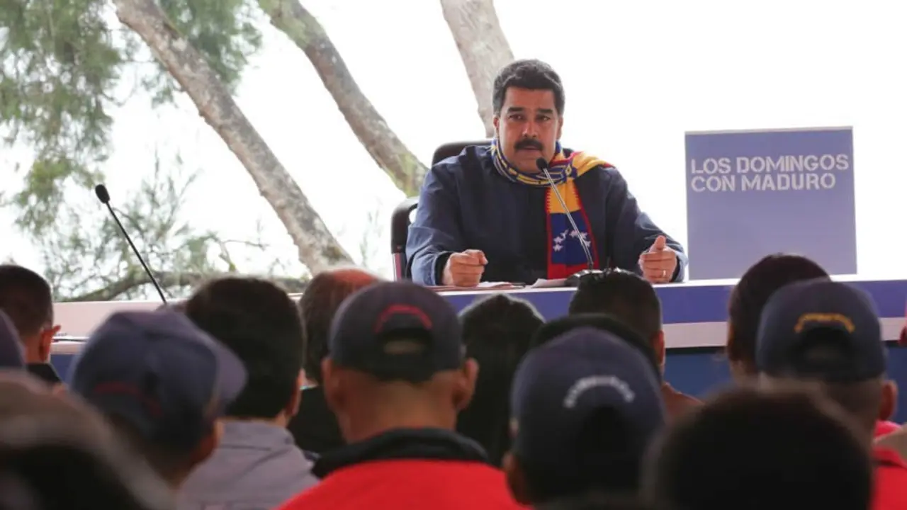 Nicol&aacute;s Maduro en su programa televisivo