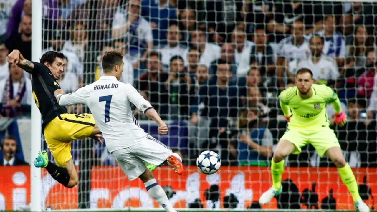 Cristiano Ronaldo en la semifinal de Champions ante Atl&eacute;tico