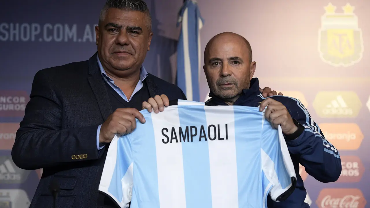 Jorge Sampaoli presentado como DT de Argentina