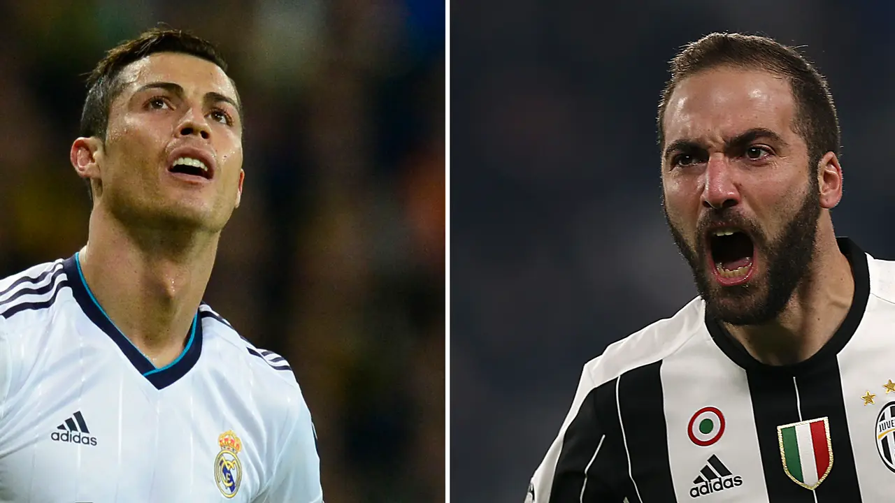 Cristiano Ronaldo y Gonzalo Higuain