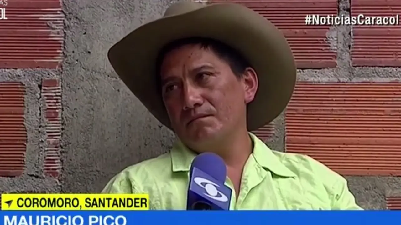 Campesino colombiano encarcelado