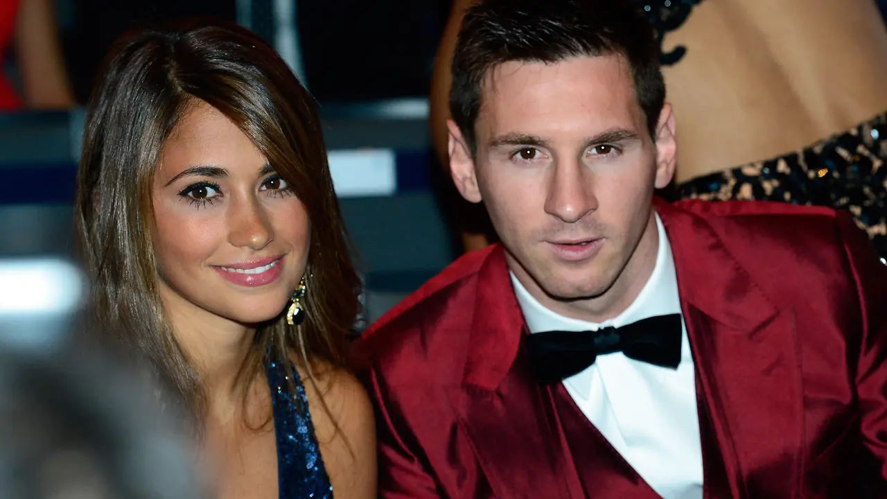 Lionel Messi y Antonella Roccuzzo