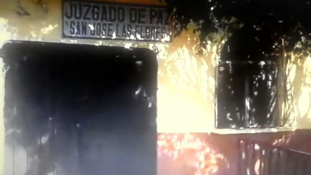 juzgado de paz San Jos&eacute; Las Flores