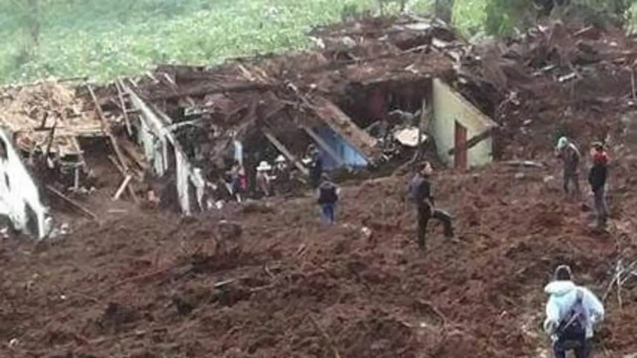 Deslave en Huehuetenango, Guatemala