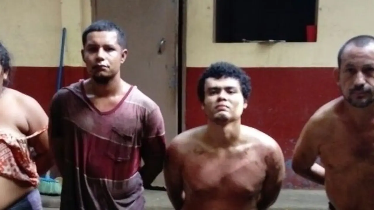 Pandilleros detenidos en San Miguel