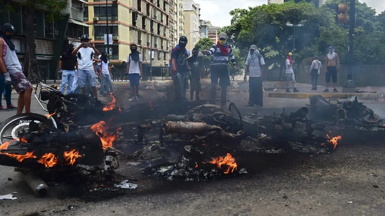 Explosi&oacute;n en Caracas