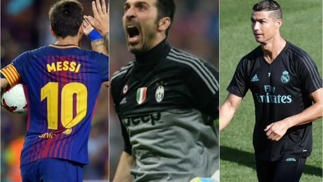 Messi, Buffon, Cristiano