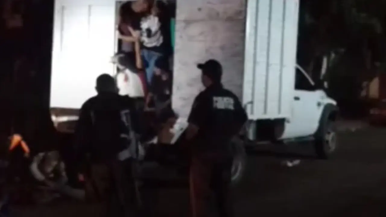 Migrantes rescatados en Mexico