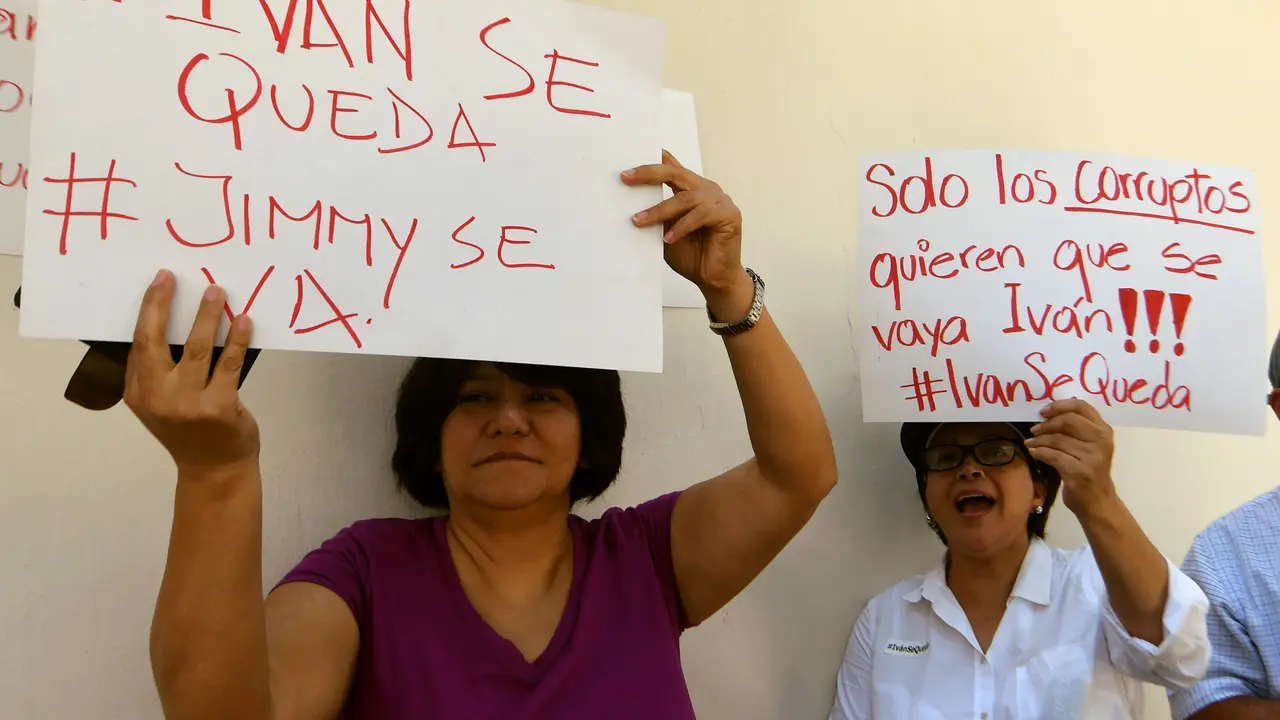 Manifestantes se pronuncia por caso CICIG en Guatemala