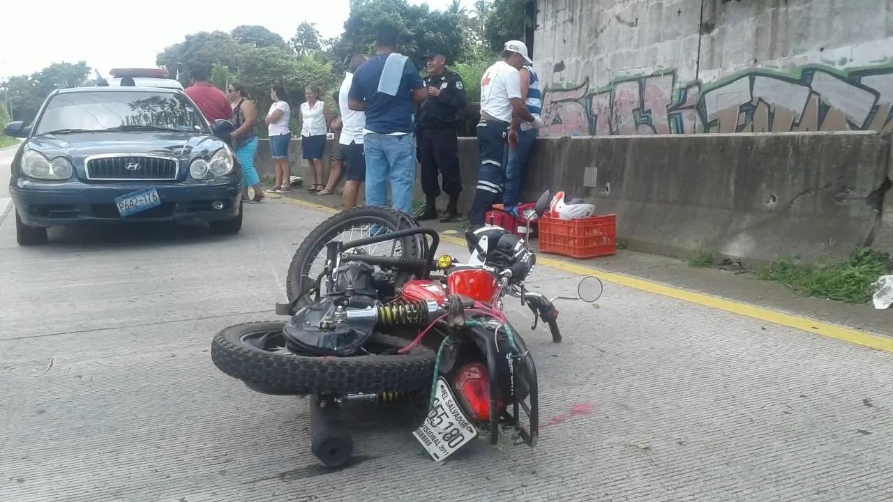 Accidente moto