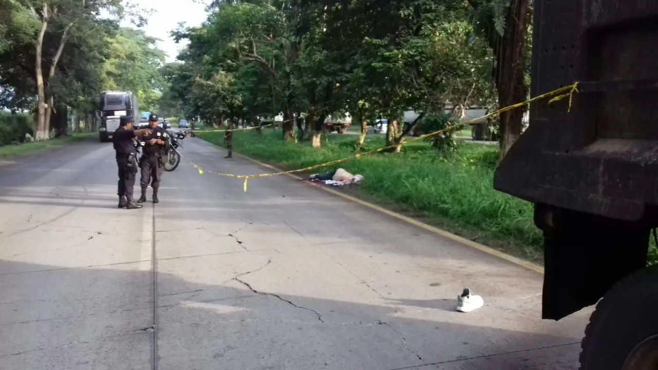 Accidente carretera hacia Santa Ana