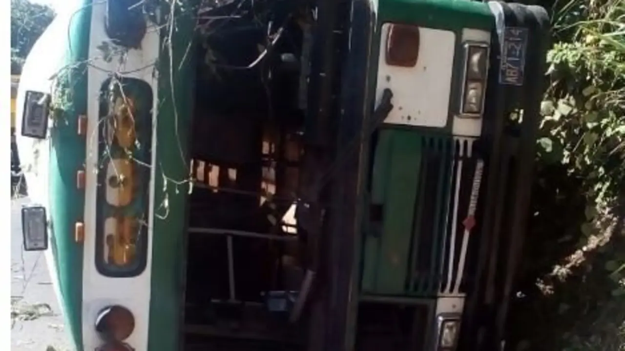 Accidente de bus ruta 202