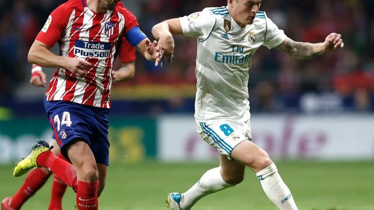 Atl&eacute;tico de Madrid contra Real Madrid