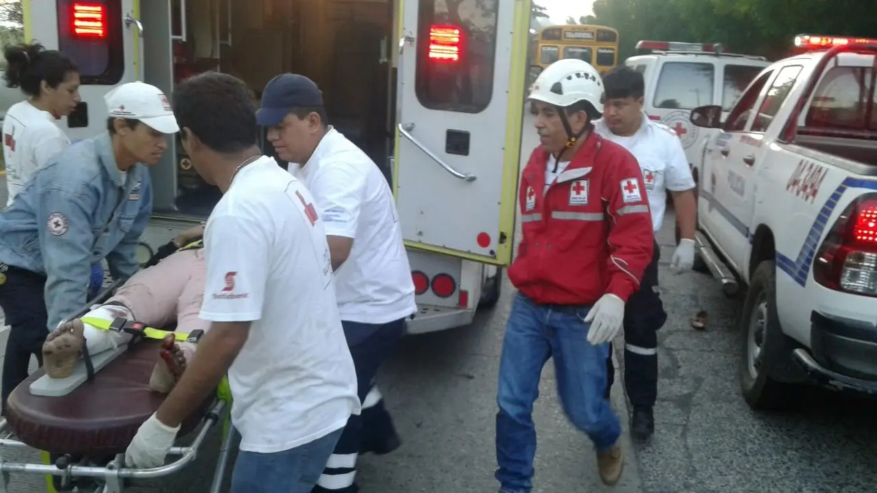 Accidente carretera a Santa Ana