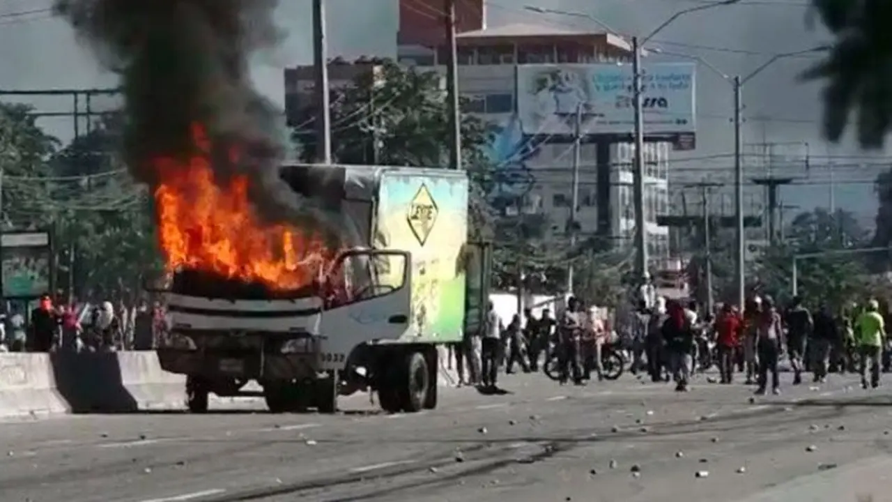 Disturbios en Honduras