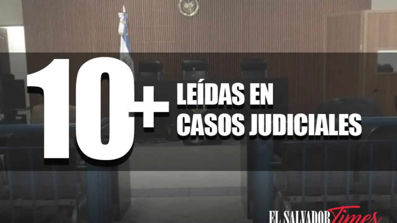 10 MAS LEIDAS EN CASO JUDICIALES