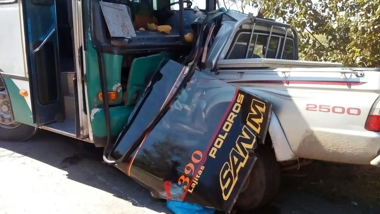 Accidente en Moraz&aacute;n