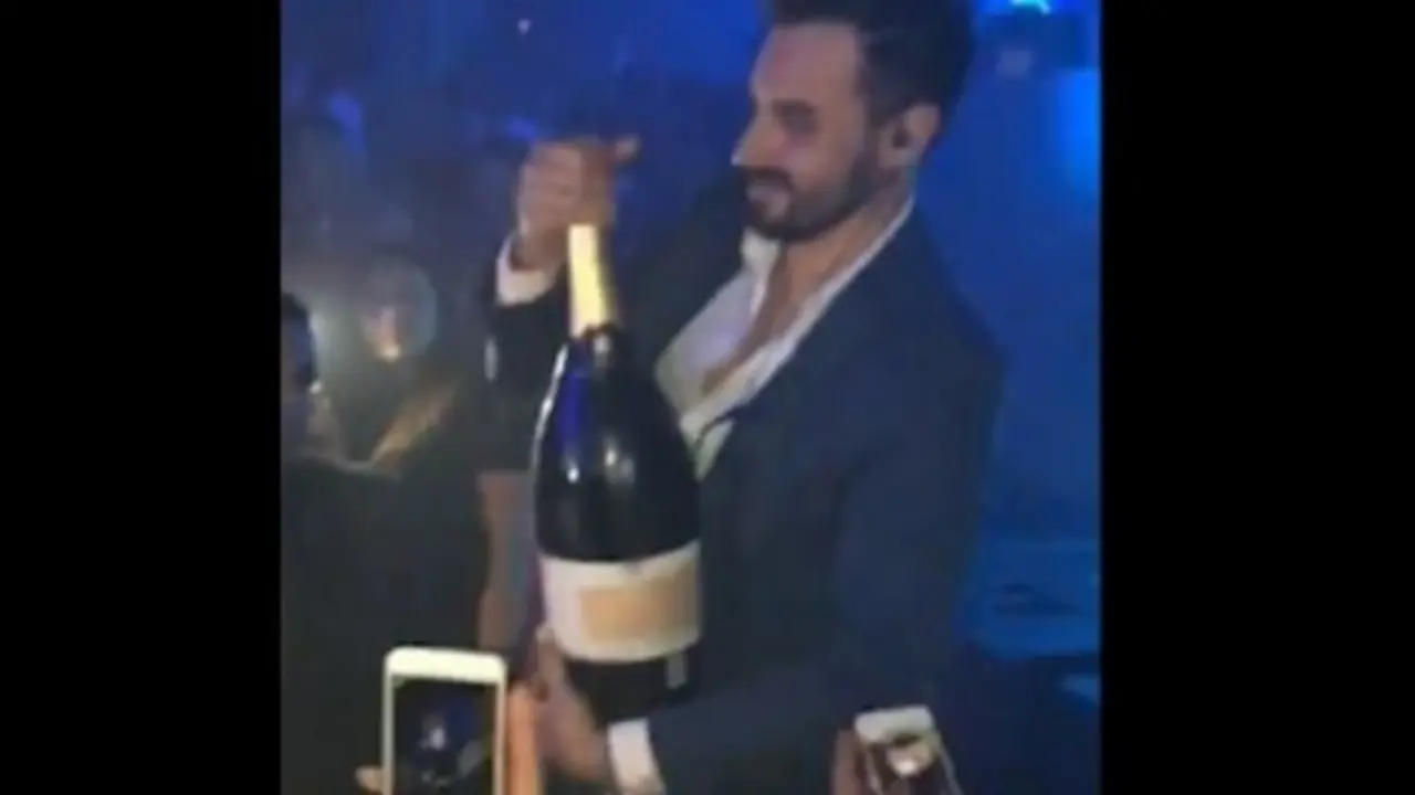 botella champ&aacute;n