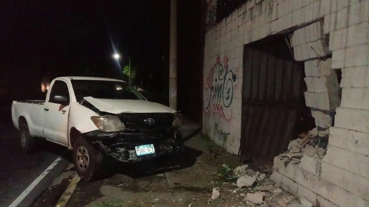 Accidente en bulevar Venezuela
