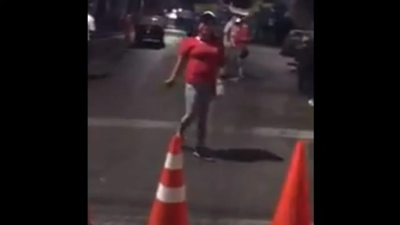 Pleito en San Miguel por mitin de Bukele