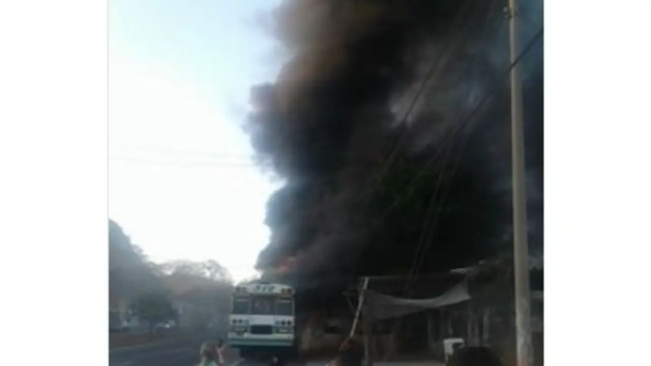 Incendio bus