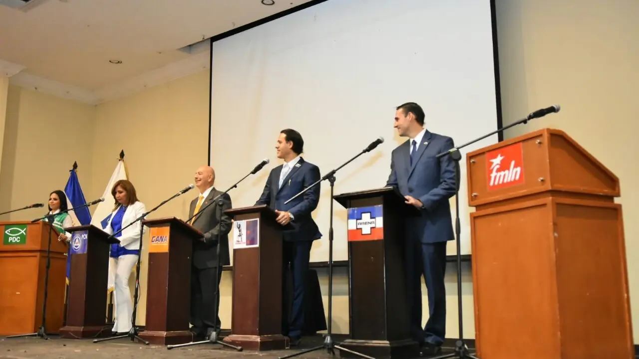 Debate entre candidatos a la alcald&iacute;a de San Salvador