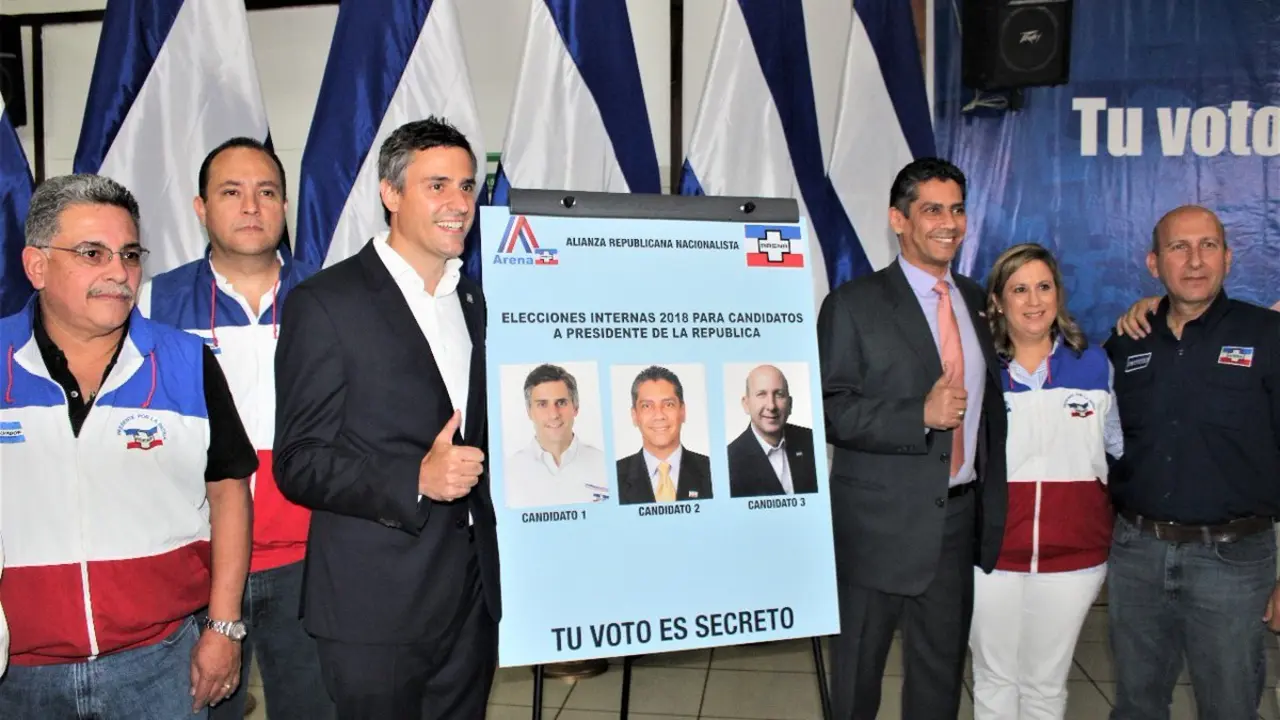 papeleta presidenciales de arena