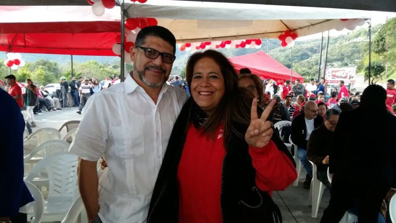 Fidel Fuentes y Nidia D&iacute;az