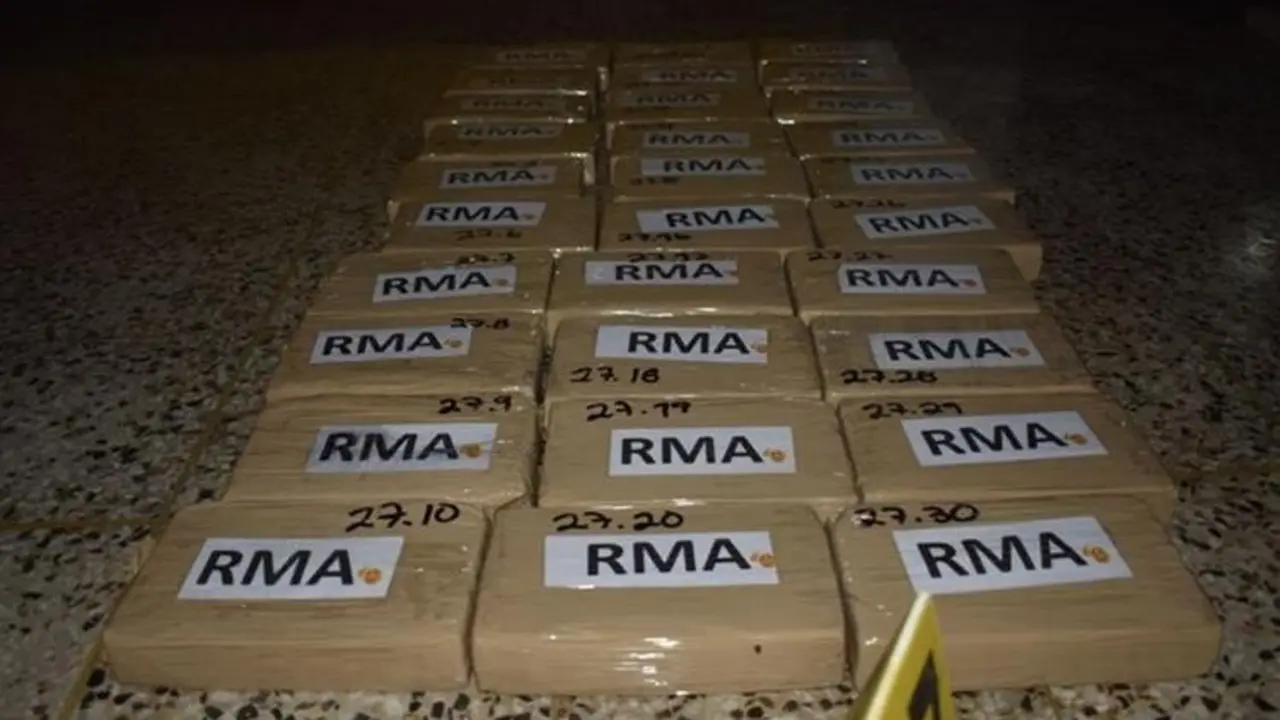 Droga incautada en Guatemala. Foto: Prensa Libre
