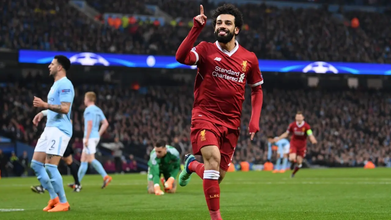 Salah, jugador del Liverpool