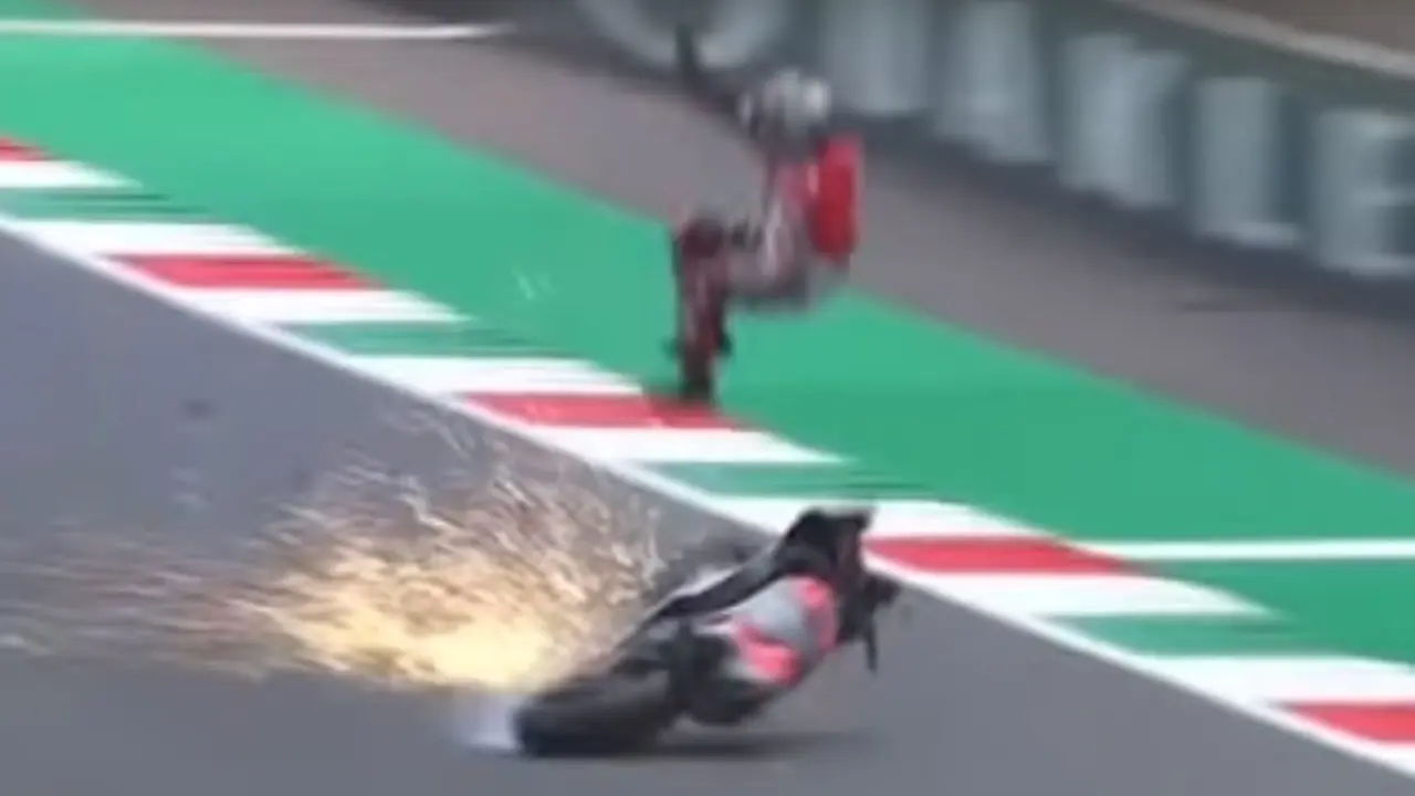 Accidente de piloto en Italia