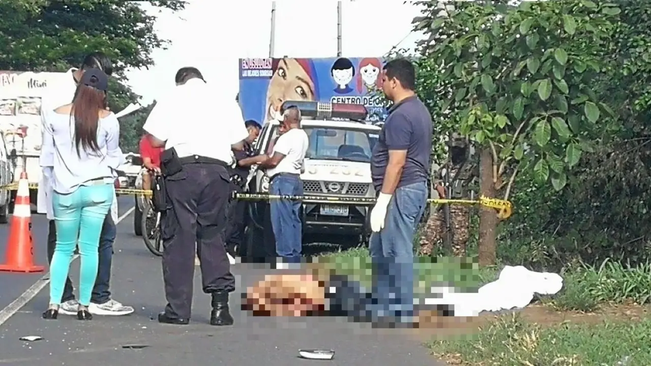 Atropellado en Usulut&aacute;n