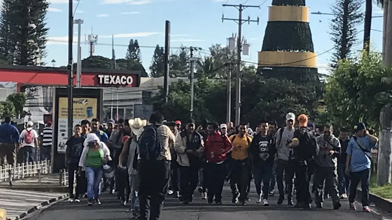 Migrantes salvadore&ntilde;os