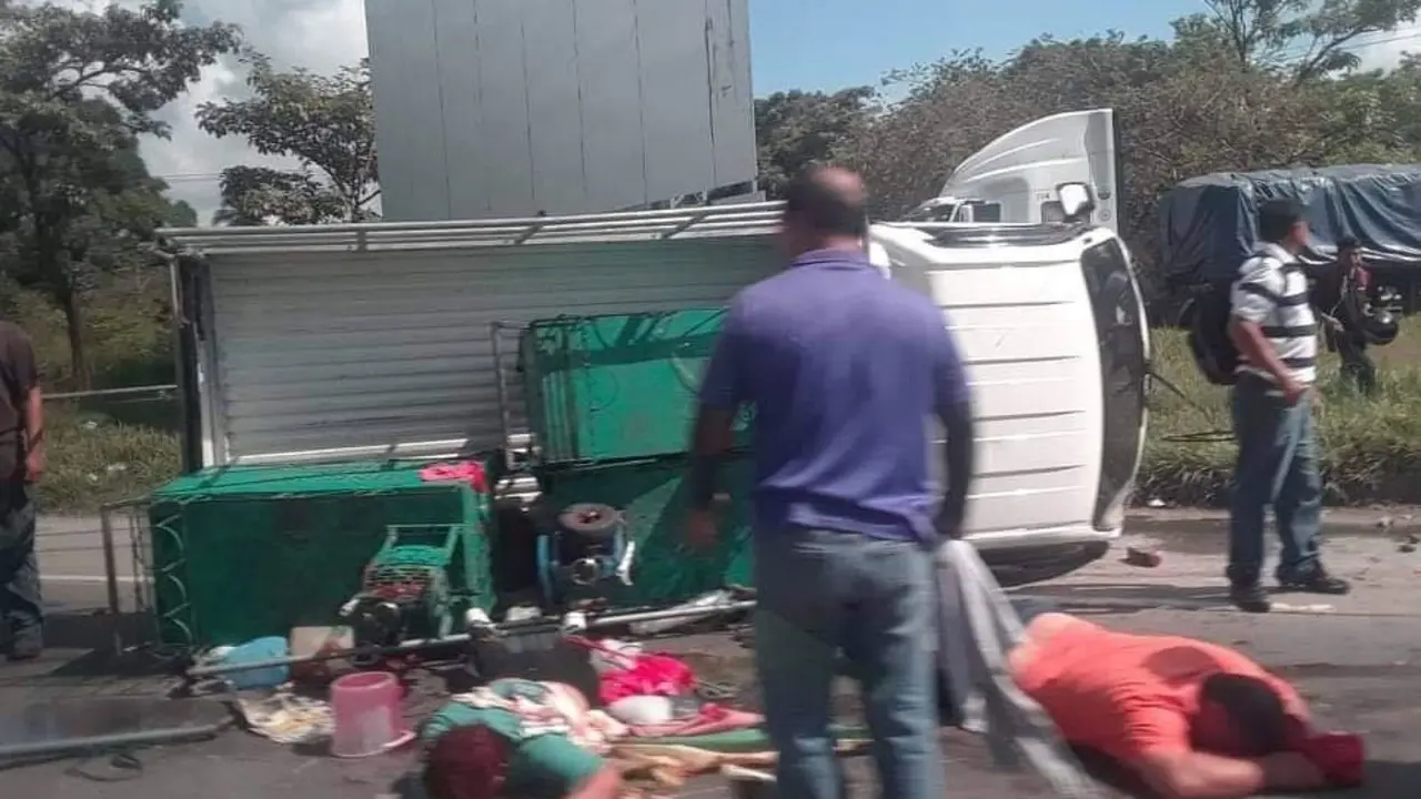 Accidente en Quezaltepeque