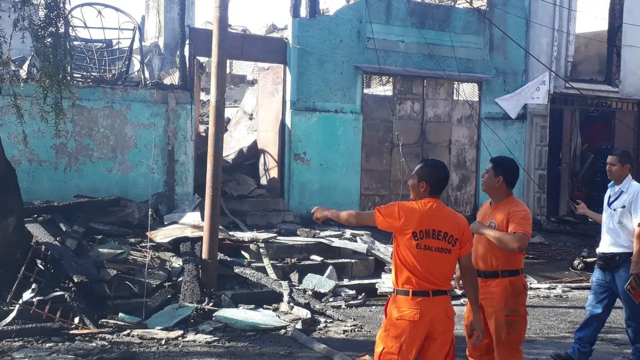 Incendio San Salvador