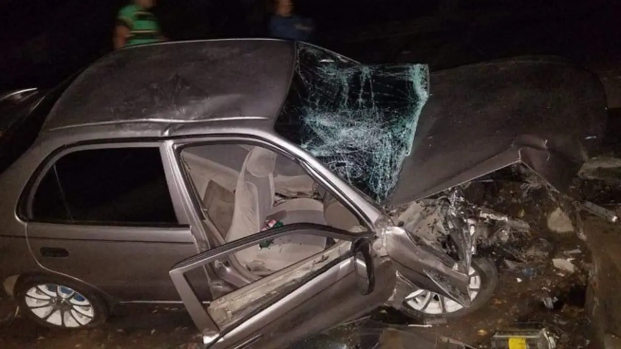 Accidente de tr&aacute;nsito de polic&iacute;a en Tur&iacute;n