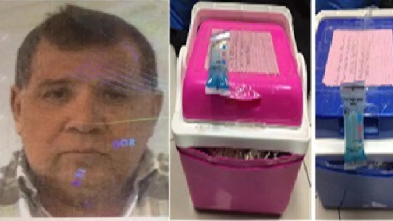 droga ceviche ar&iacute;stides en aeropuerto