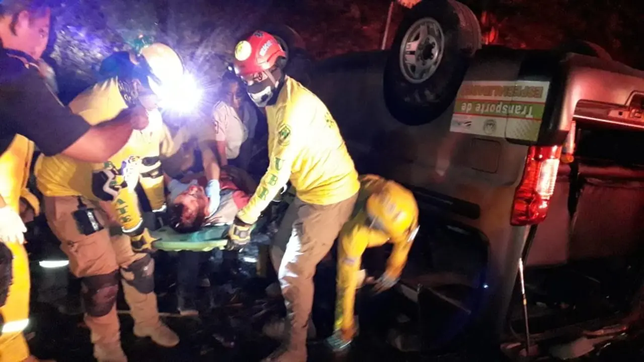 Accidente en Colonia Los Angeles