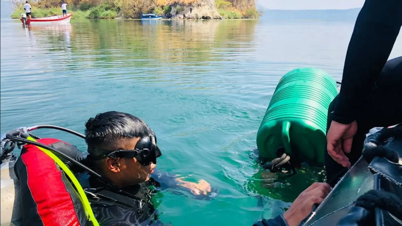 Ahogado en lago de Ilopango