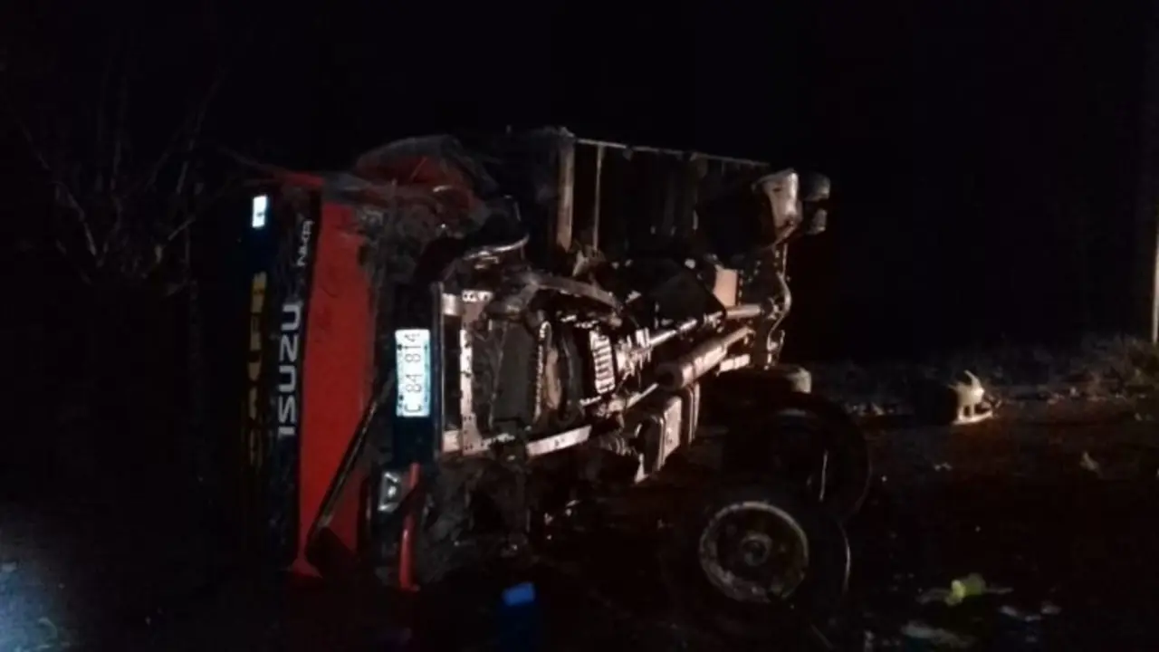 Accidente en San Juan Talpa