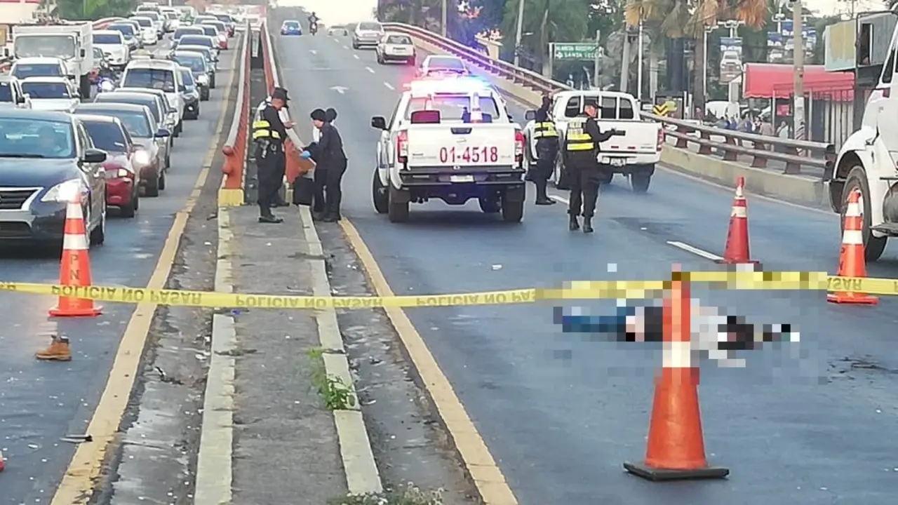 Mujer atropellada San Salvador