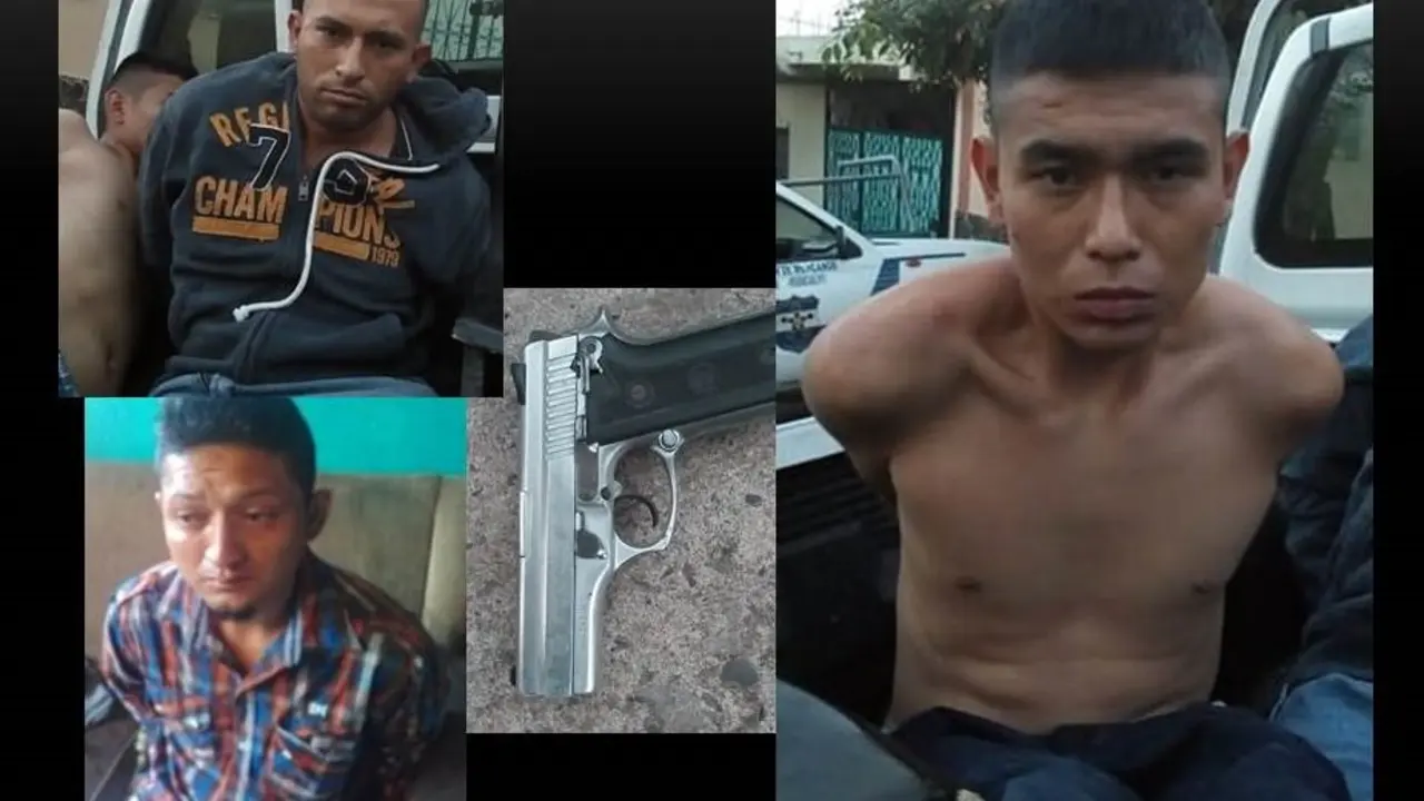 arresto de pandillero en la santisima trinidad