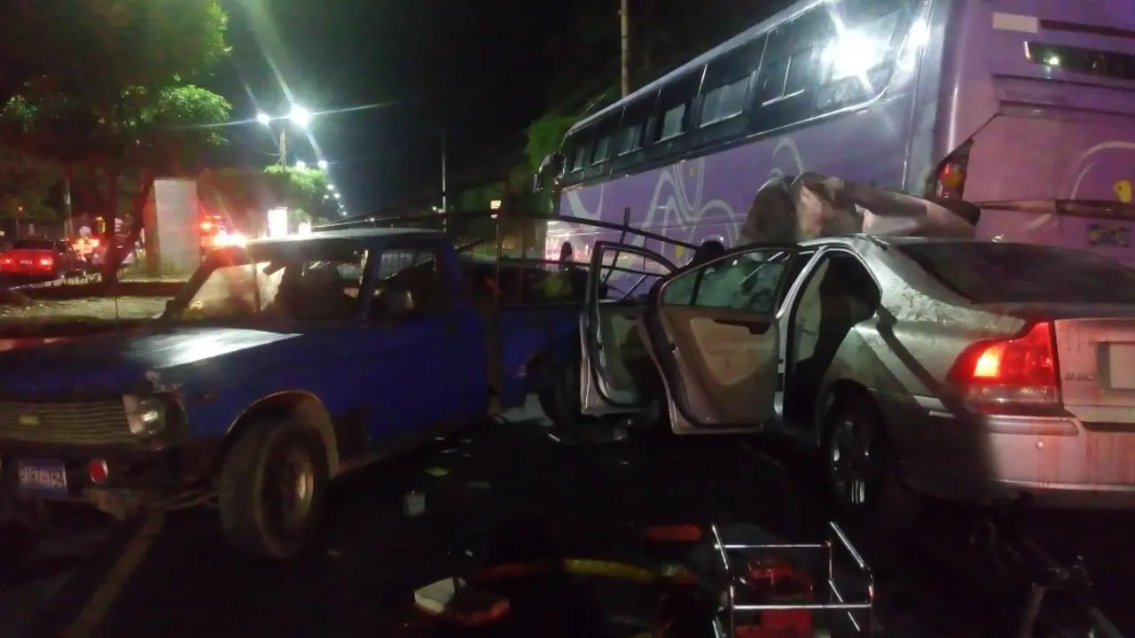 Accidente en Ilopango