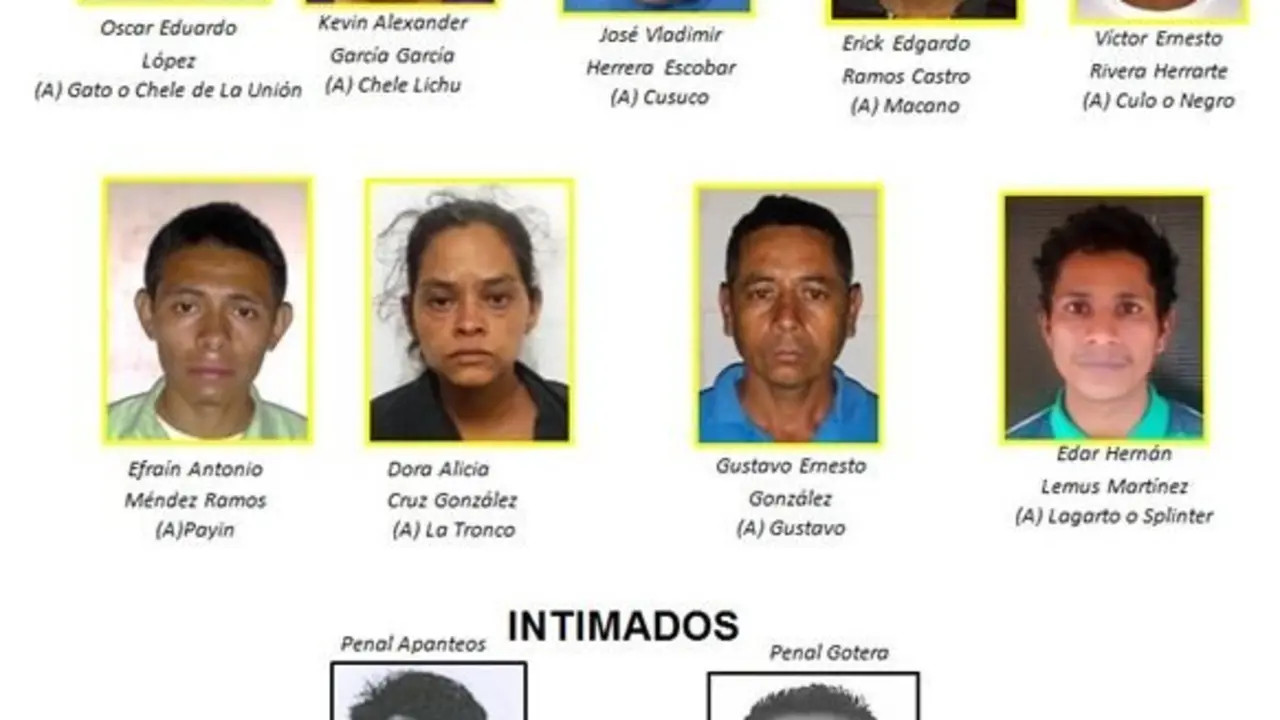 Mareros detenidos por masacre