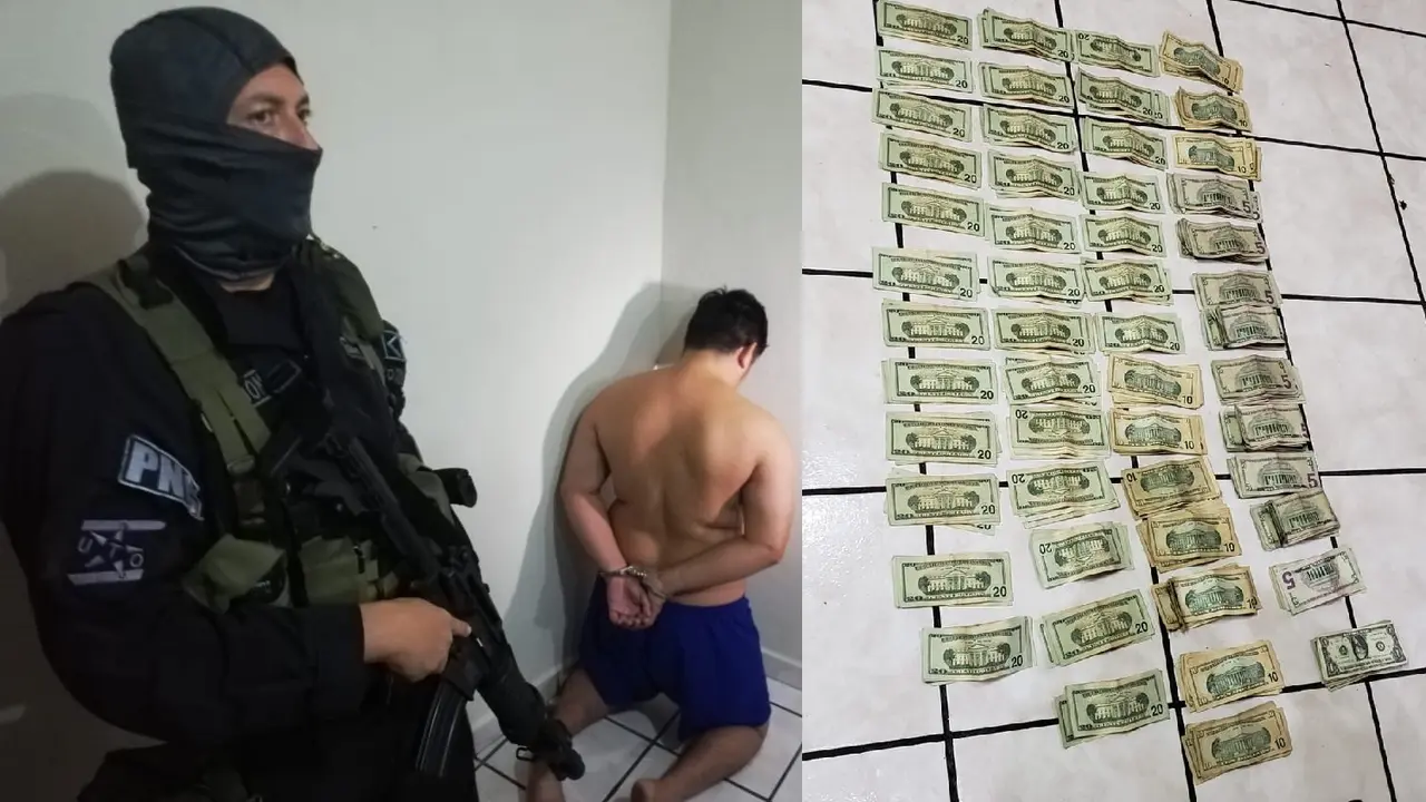 Pandillero con el dinero