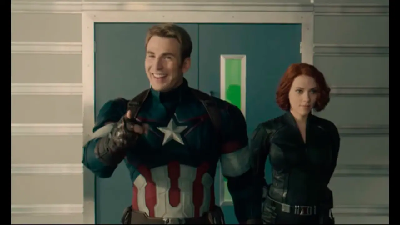 Capit&aacute;n Am&eacute;rica y Viuda Negra