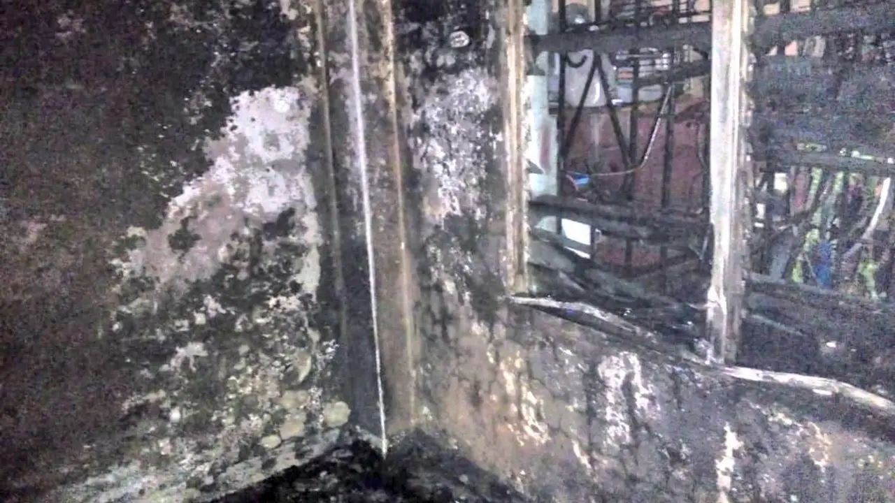 anciana calcinada en santa ana