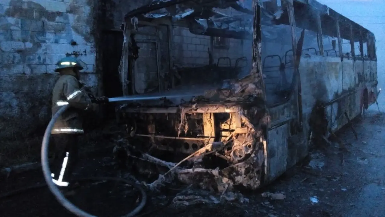 Bus quemado