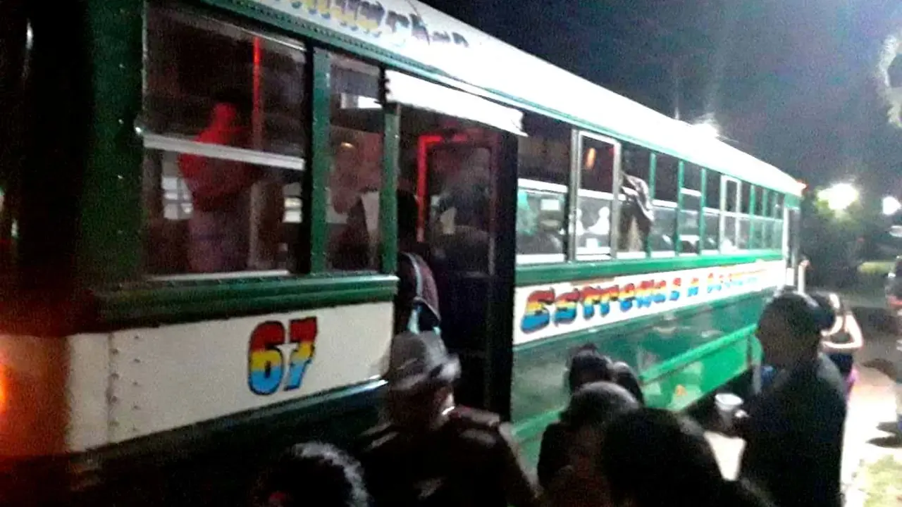 Asalto a bus de la ruta 202